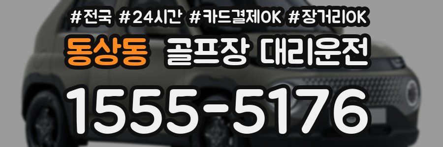 동상동 골프장 대리운전