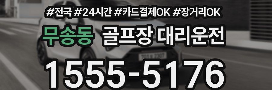 무송동 골프장 대리운전