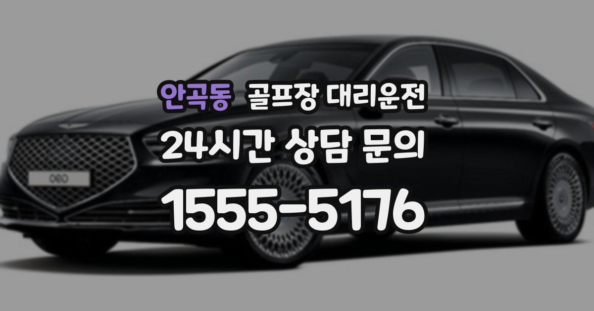 골프장 대리운전 서비스