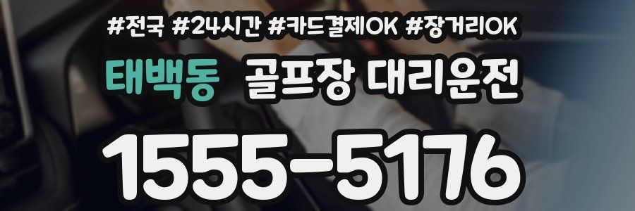 태백동 골프장 대리운전