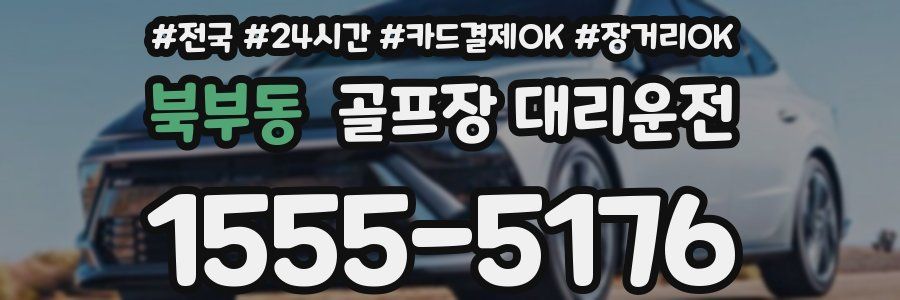 북부동 골프장 대리운전