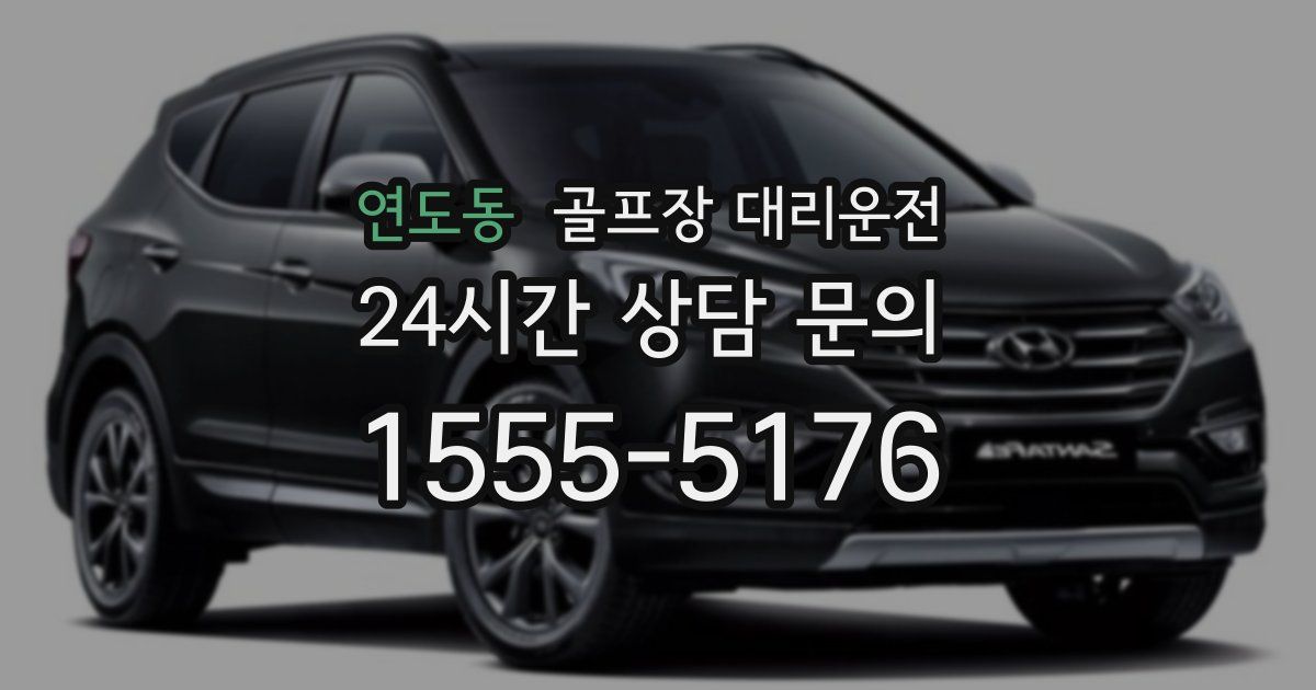 골프장 대리운전 서비스