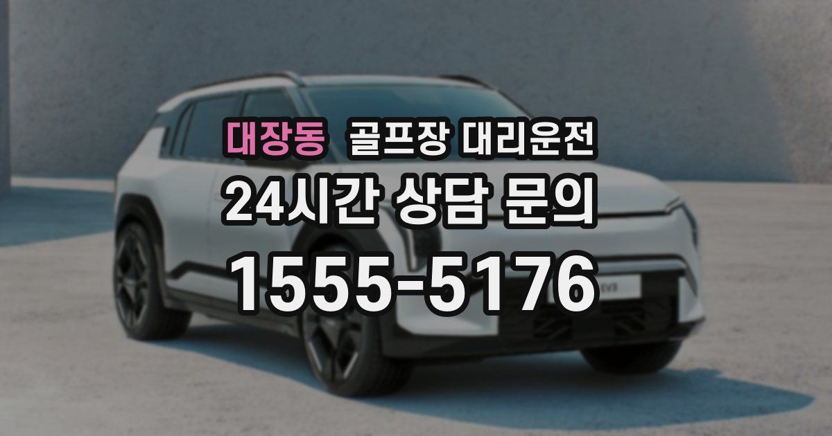 골프장 대리운전 서비스