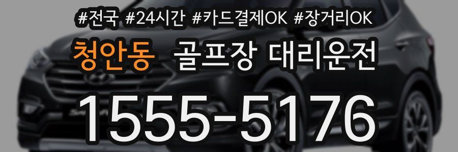 청안동 골프장 대리운전