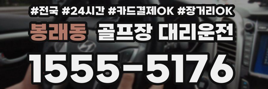 봉래동 골프장 대리운전