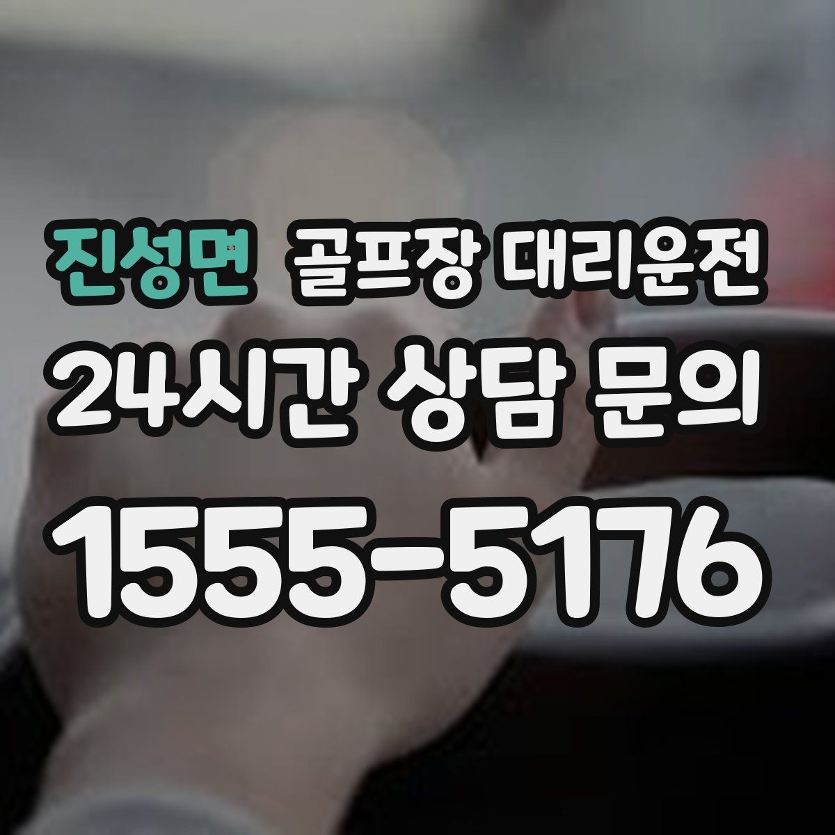 진성면 골프장 대리운전 코스 정문 혼잡을 피해 후문으로 합류