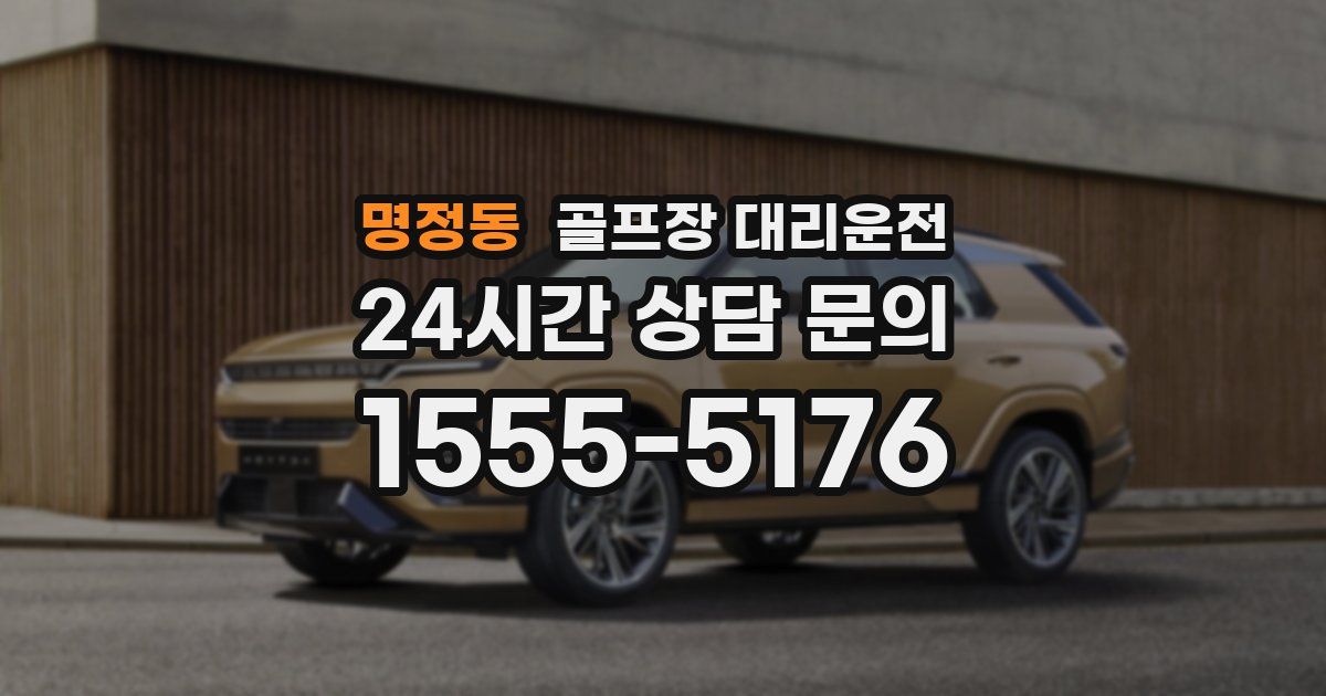 골프장 대리운전 서비스