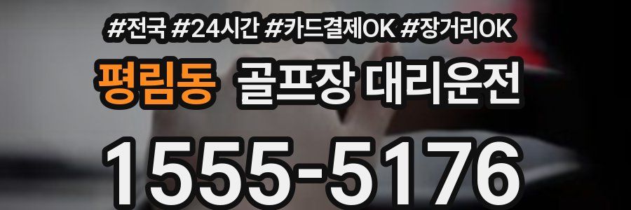 평림동 골프장 대리운전