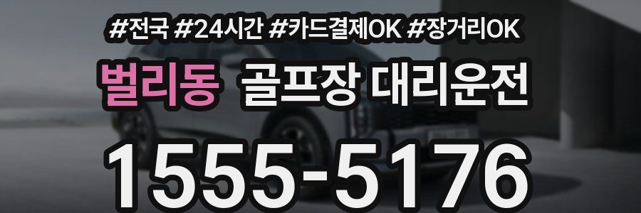 벌리동 골프장 대리운전