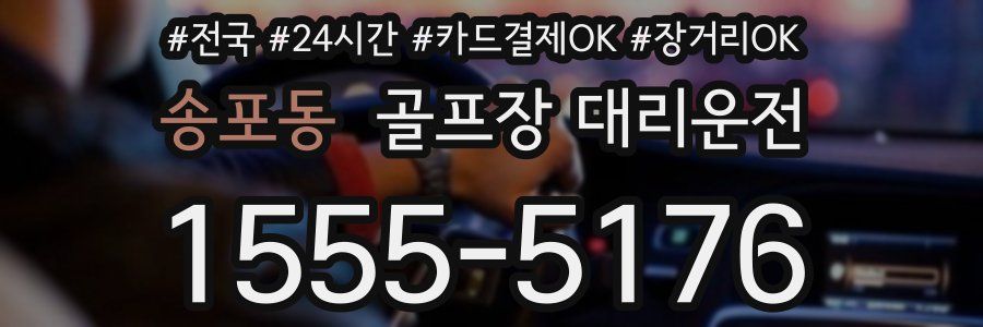 송포동 골프장 대리운전