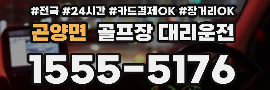 곤양면 골프장 대리운전