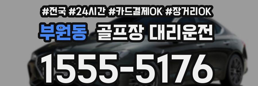 부원동 골프장 대리운전