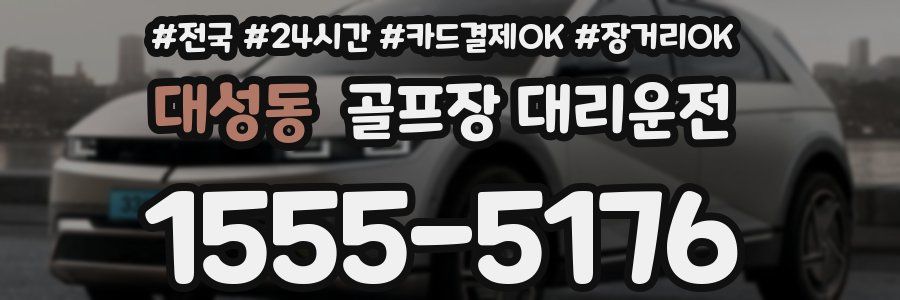 대성동 골프장 대리운전