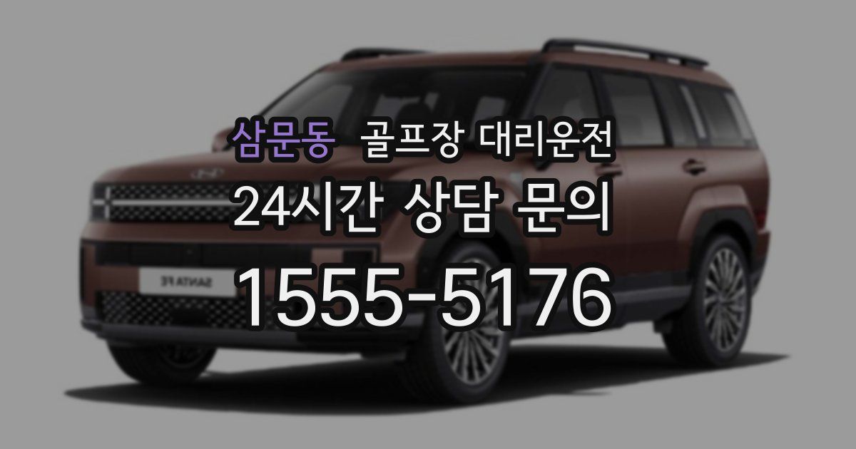 골프장 대리운전 서비스