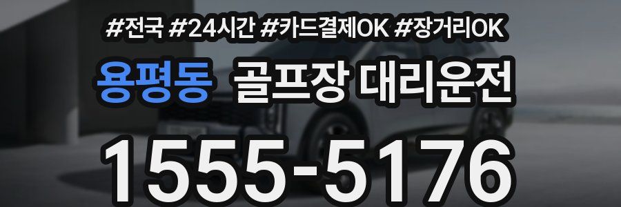 용평동 골프장 대리운전