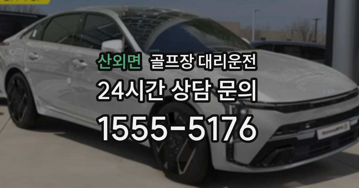 골프장 대리운전 서비스