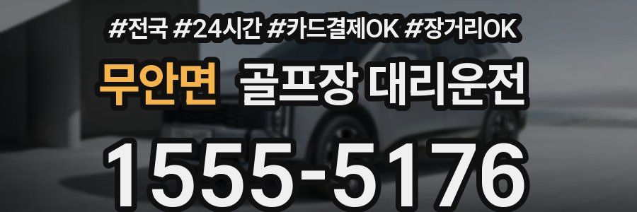 무안면 골프장 대리운전