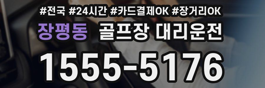 장평동 골프장 대리운전