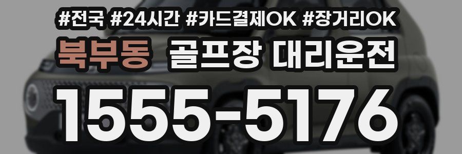 북부동 골프장 대리운전