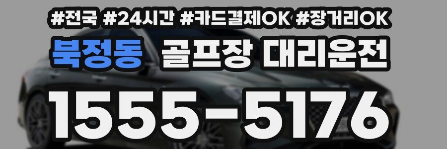 북정동 골프장 대리운전