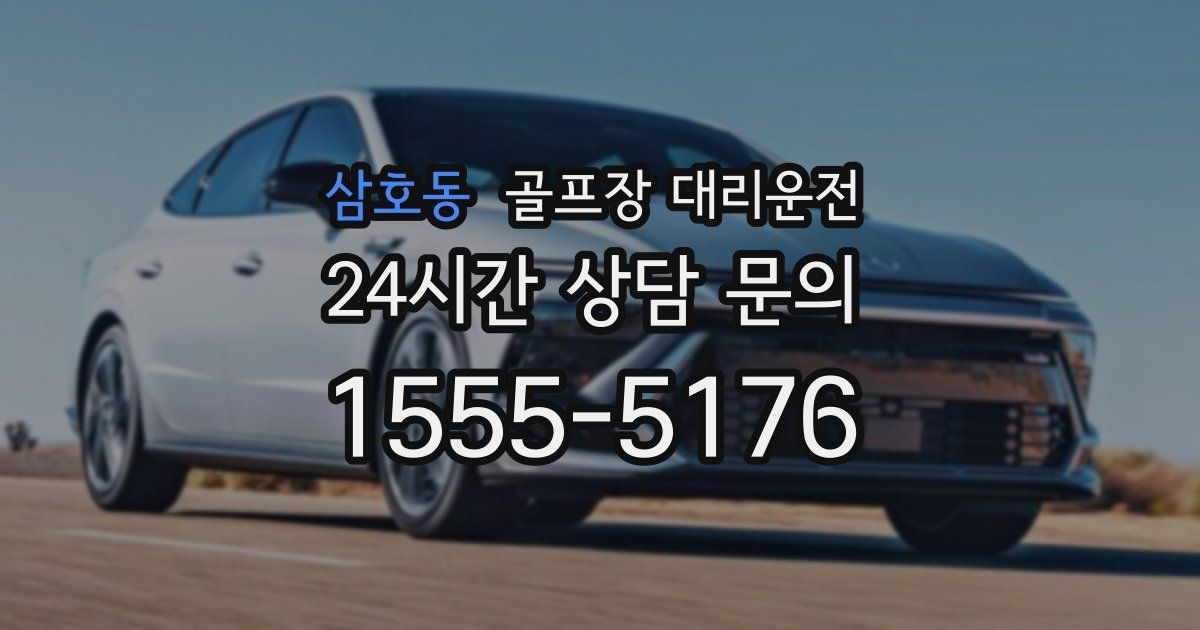 골프장 대리운전 서비스