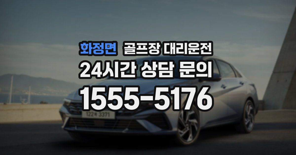 골프장 대리운전 서비스