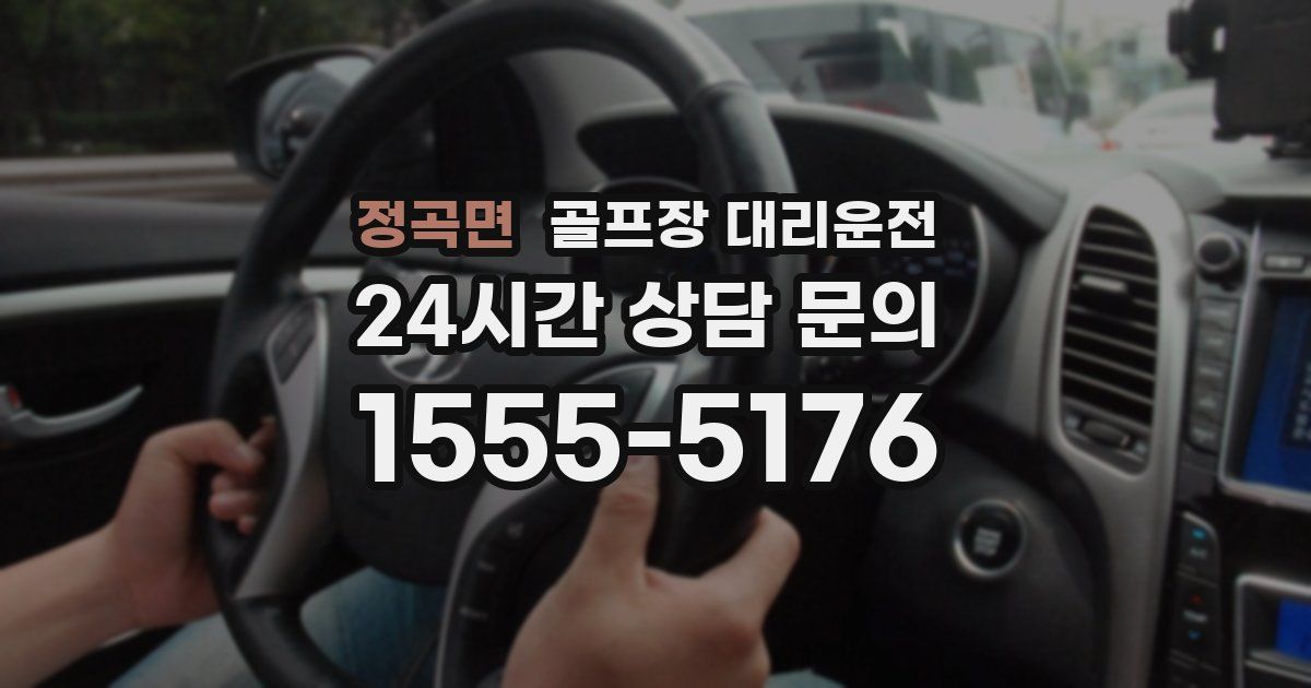 골프장 대리운전 서비스