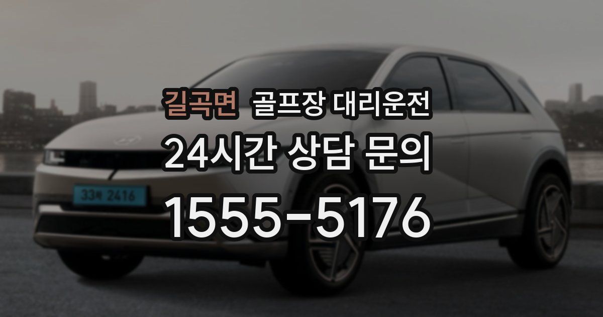 골프장 대리운전 서비스