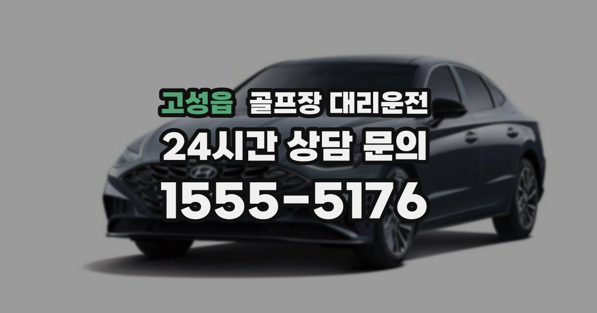 골프장 대리운전 서비스