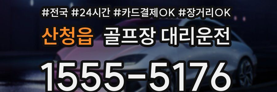 산청읍 골프장 대리운전