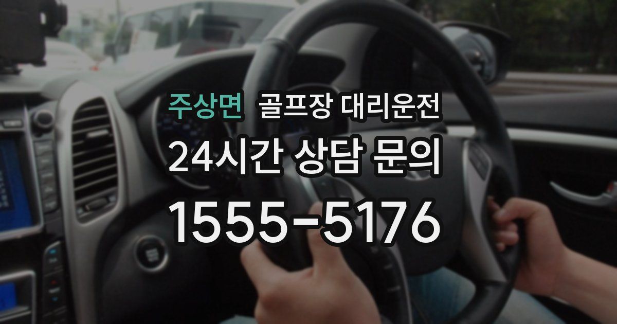 골프장 대리운전 서비스