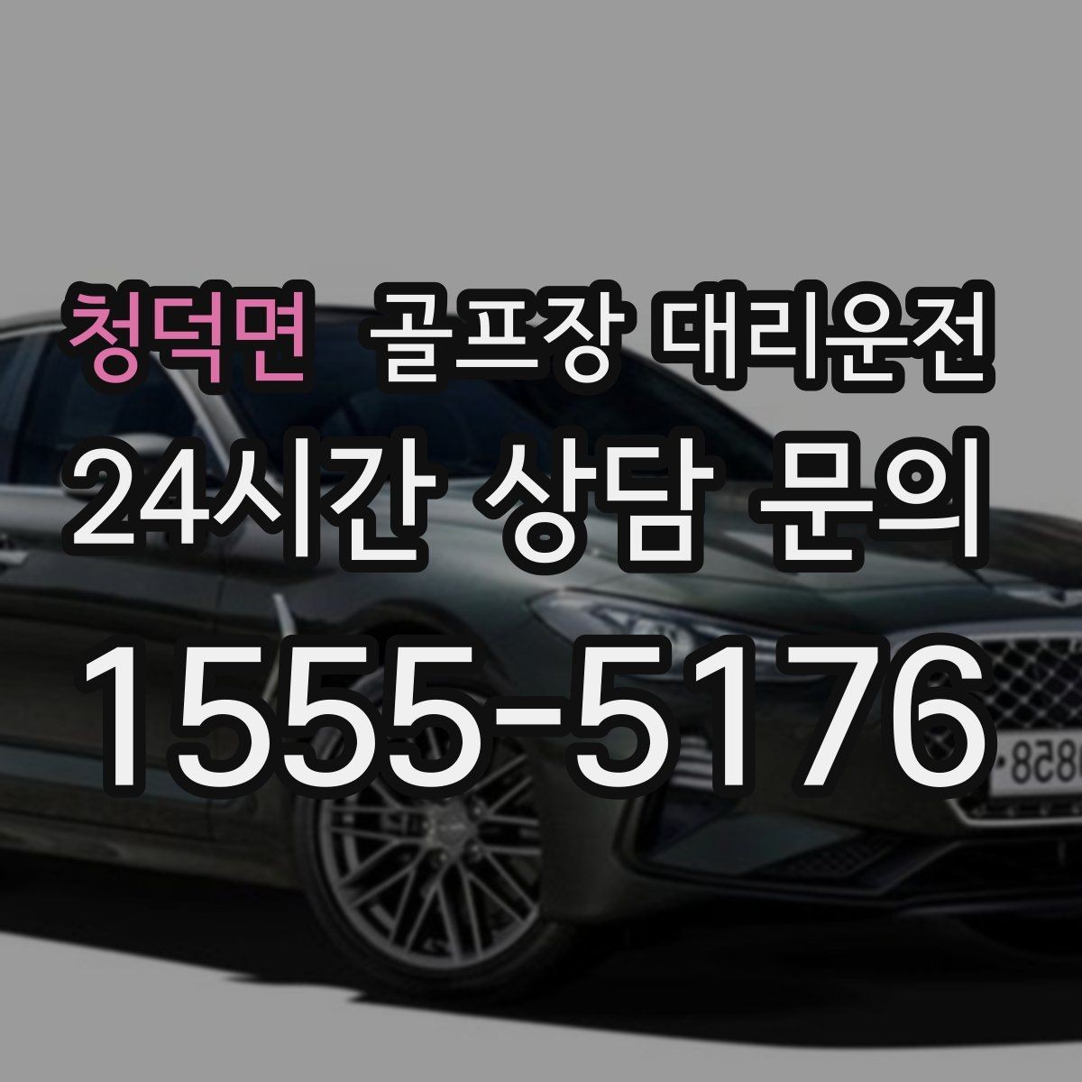 청덕면 골프장 대리운전 드라이빙 레인지부터 본 코스까지 한 줄로