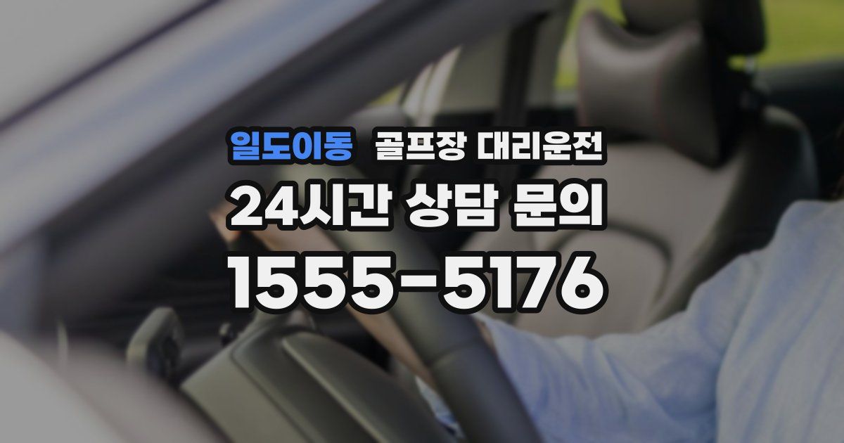 골프장 대리운전 서비스