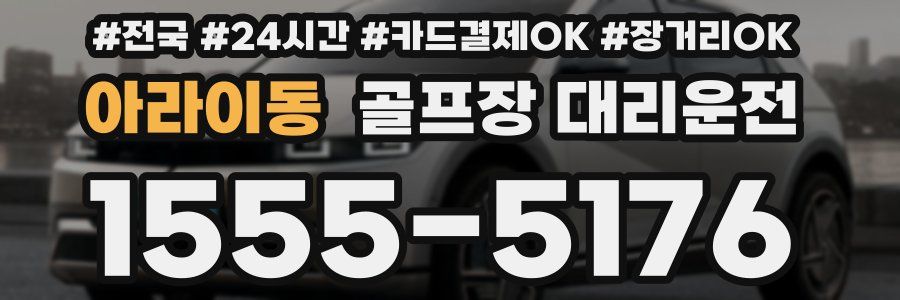 아라이동 골프장 대리운전