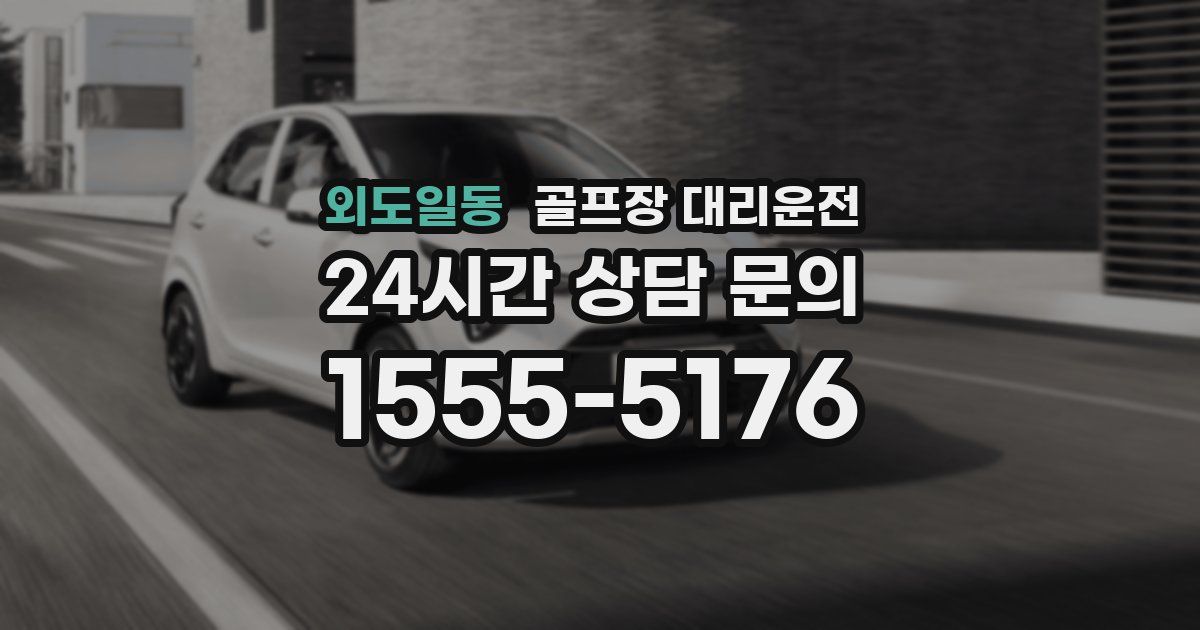 골프장 대리운전 서비스