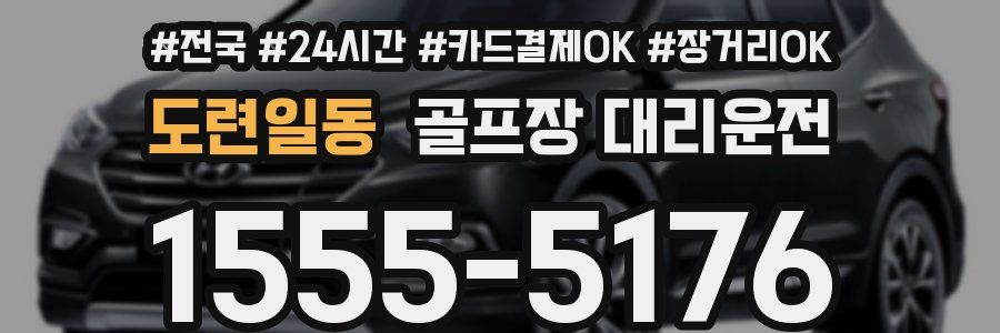도련일동 골프장 대리운전
