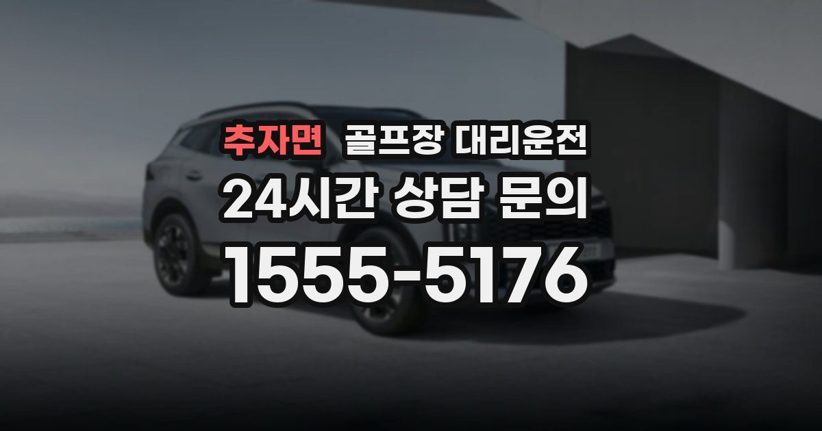 골프장 대리운전 서비스