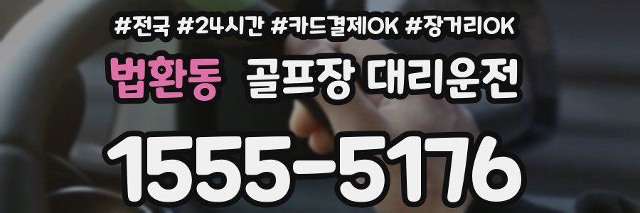 법환동 골프장 대리운전
