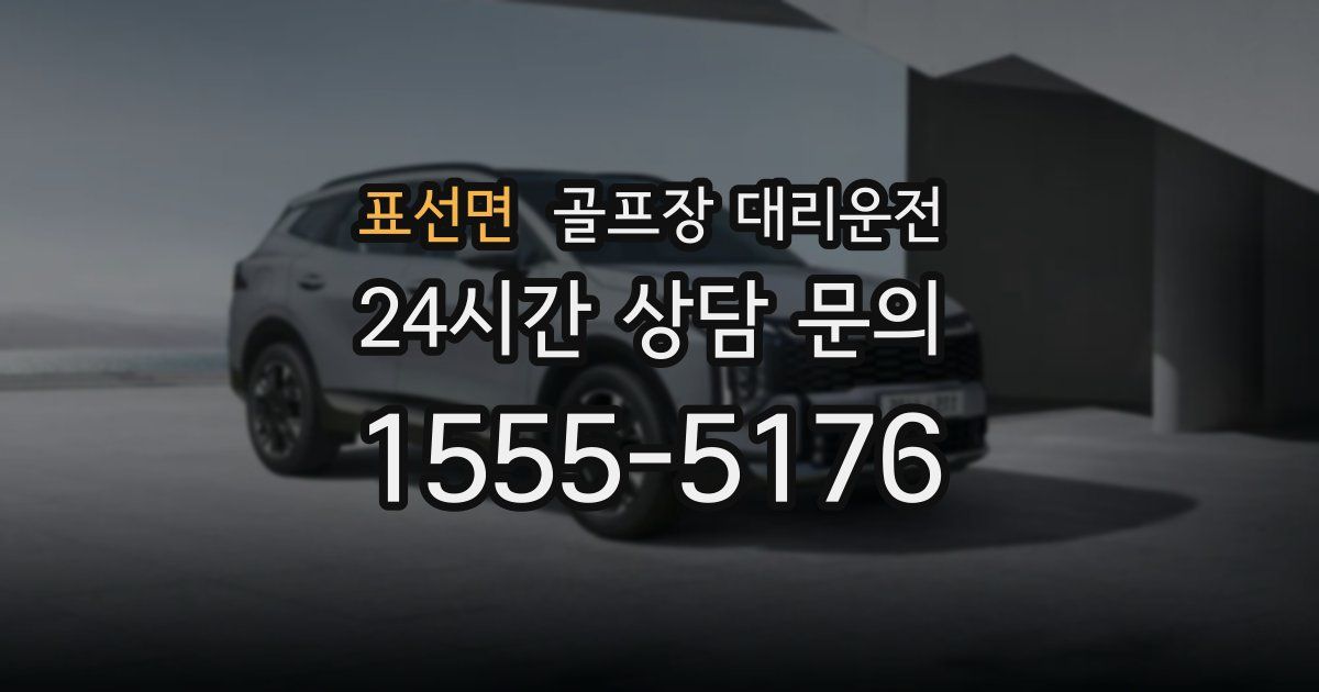 골프장 대리운전 서비스