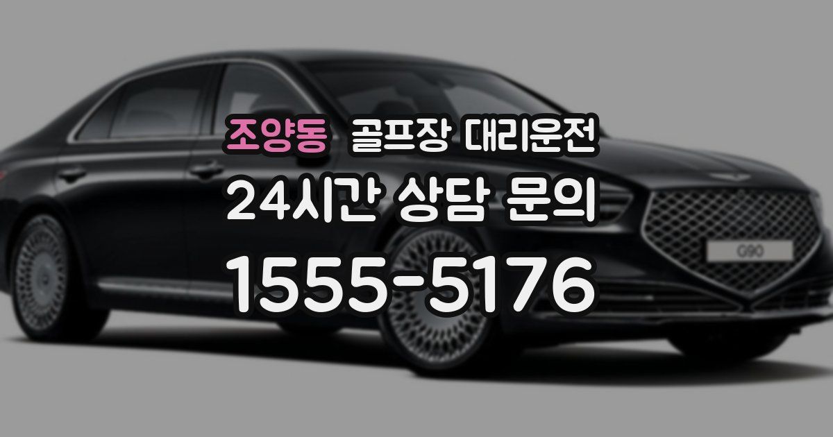 골프장 대리운전 서비스