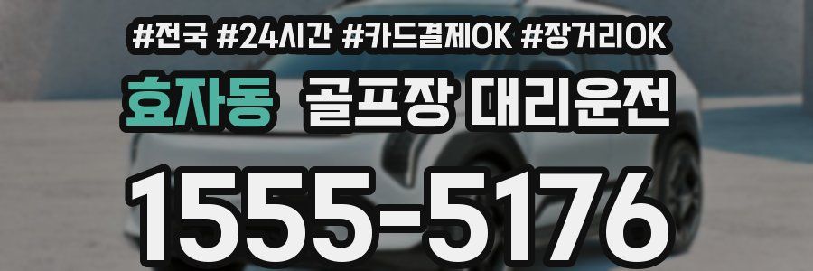 효자동 골프장 대리운전