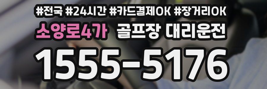 소양로4가 골프장 대리운전