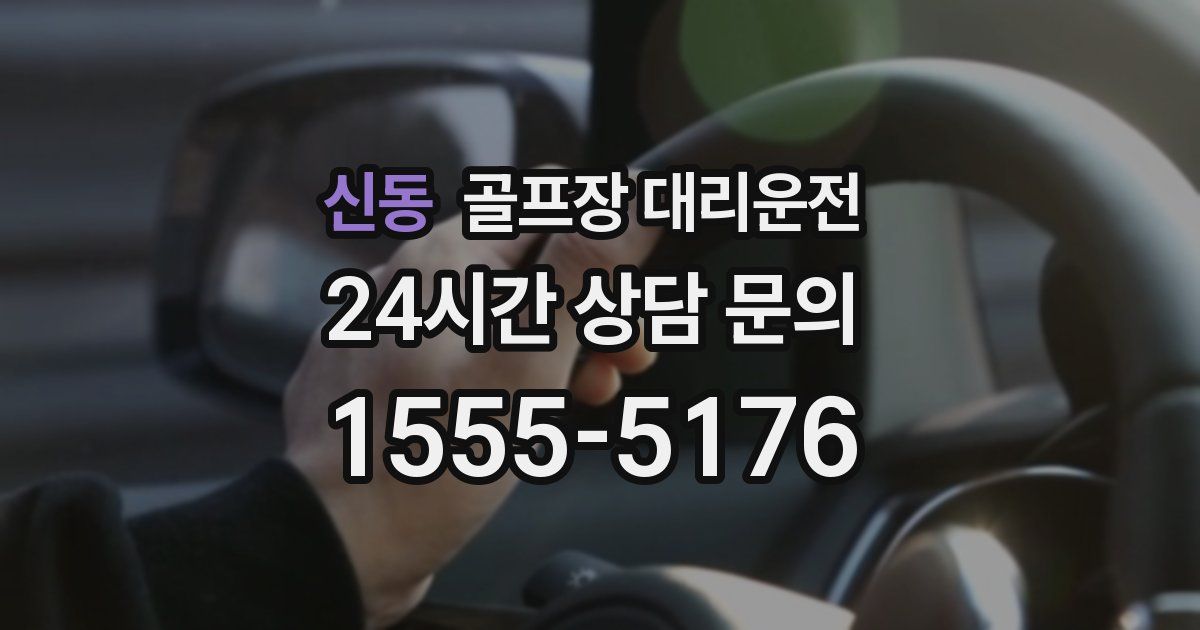 골프장 대리운전 서비스