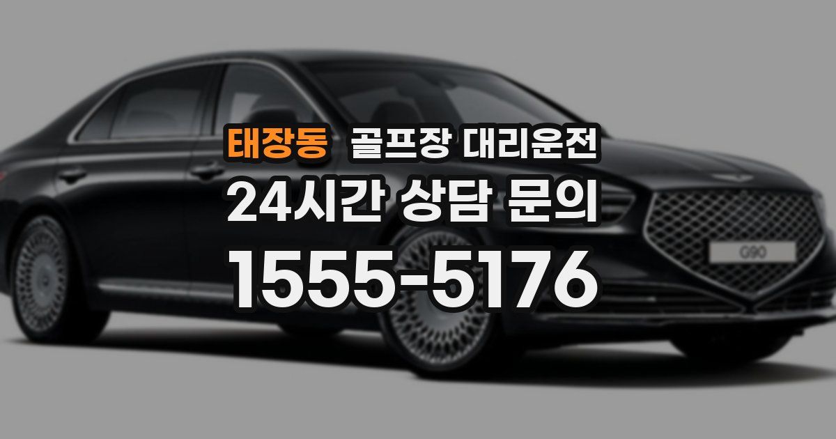 골프장 대리운전 서비스