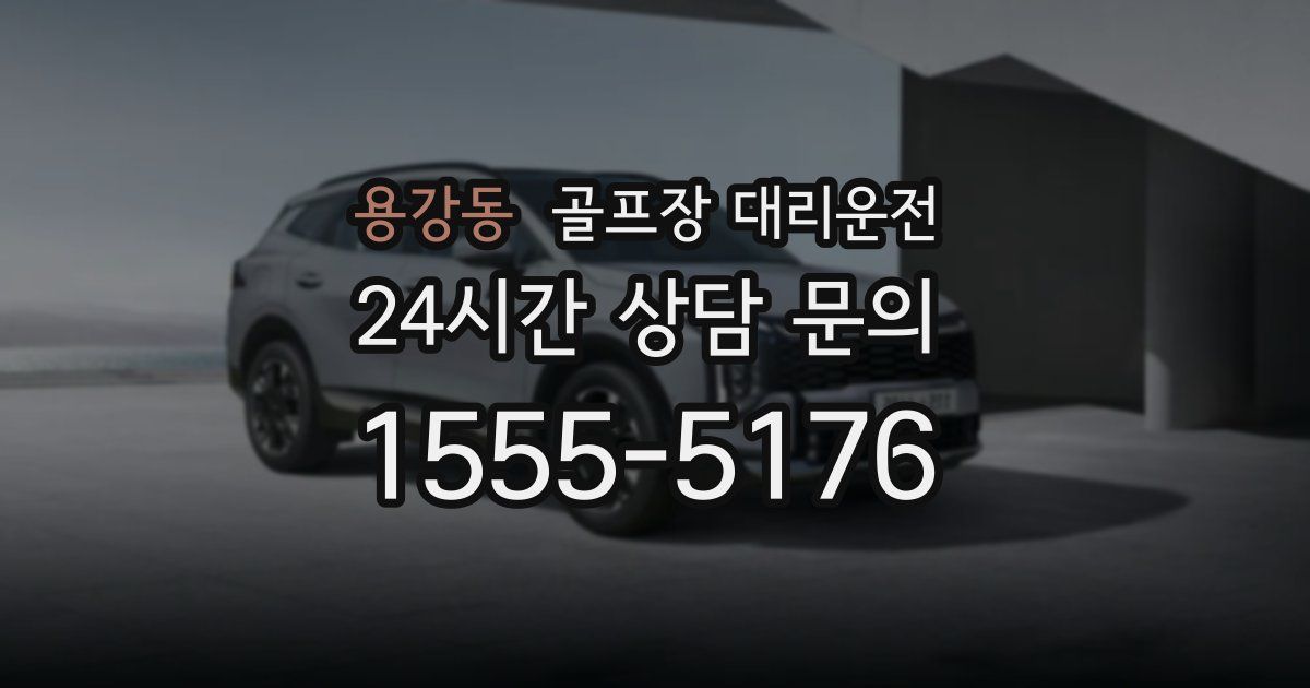 골프장 대리운전 서비스