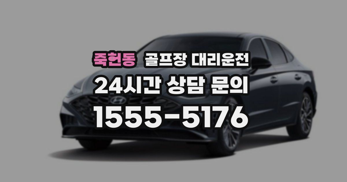 골프장 대리운전 서비스