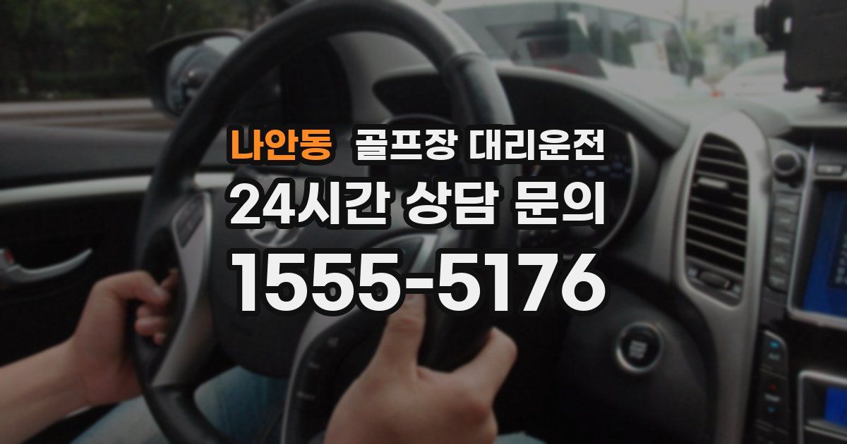 골프장 대리운전 서비스