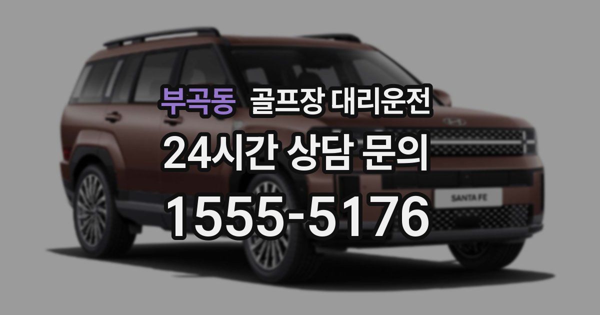 골프장 대리운전 서비스