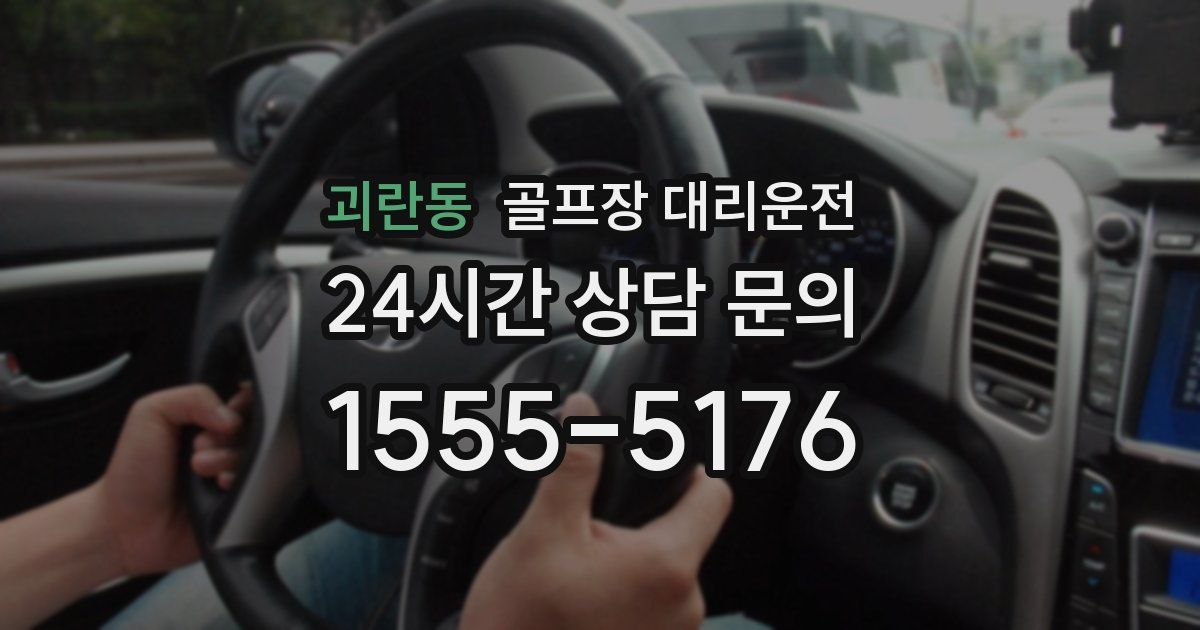 골프장 대리운전 서비스