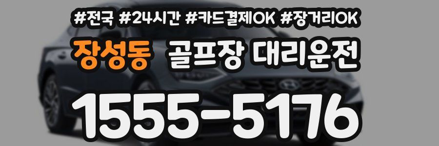 장성동 골프장 대리운전